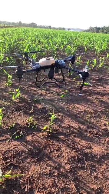 DRONE SPRAYING IN ACTION